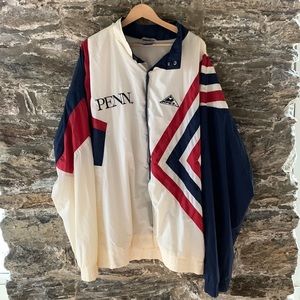 VINTAGE NCAA Athlete UPenn University of Pennsylvania APEX ONE Men's Jacket